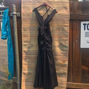 Mermaid style cocktail or prom gown